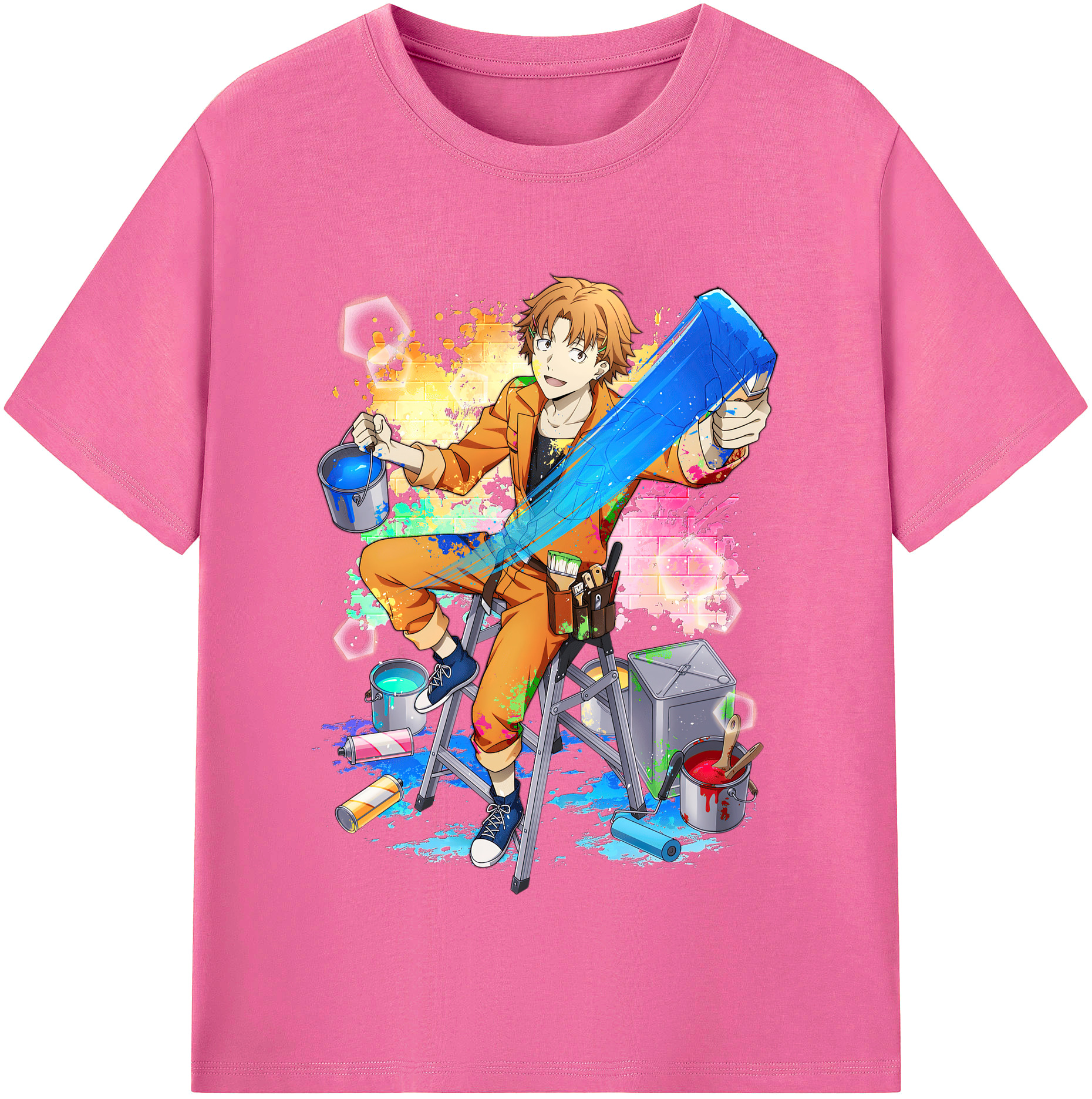 （画像用） 文豪ストレイドッグス Bungo Stray Dogs レディースカジュアルプリントTシャツ（綿100％）